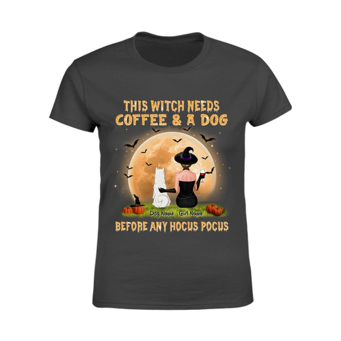 Dog Witch Coffee Lovers Personalized T-shirt TS-NB1942