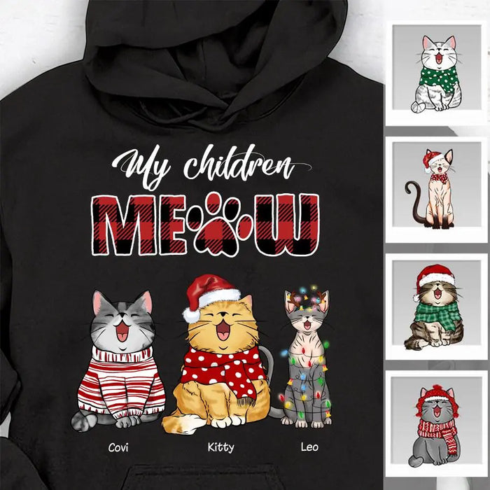 My Children Meow Personalized T-shirt TS-PT2077