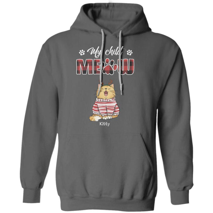 My Children Meow Personalized T-shirt TS-PT2077