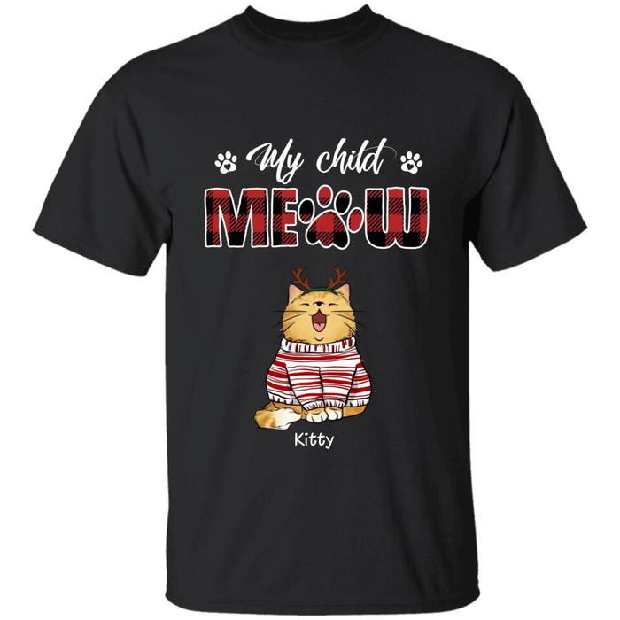 My Children Meow Personalized T-shirt TS-PT2077