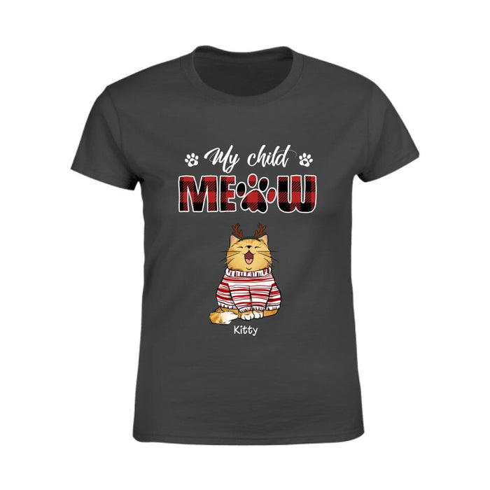 My Children Meow Personalized T-shirt TS-PT2077