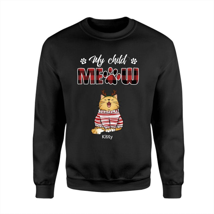 My Children Meow Personalized T-shirt TS-PT2077