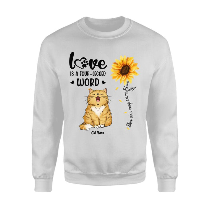 Love Is A Four Legged Word Personalized T-shirt TS-NB2096