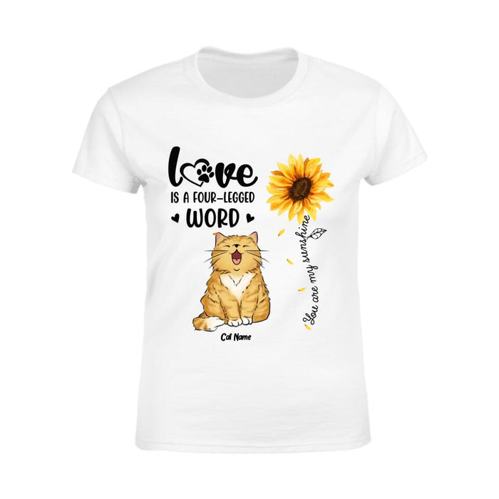 Love Is A Four Legged Word Personalized T-shirt TS-NB2096