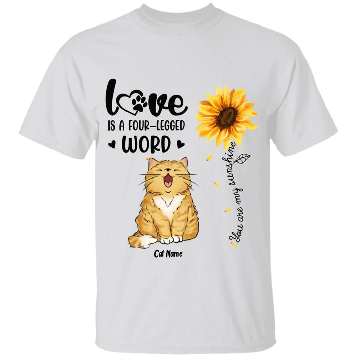 Love Is A Four Legged Word Personalized T-shirt TS-NB2096