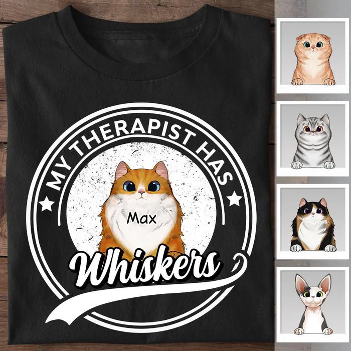 My Therapist Has Whiskers Personalized T-shirt TS-NB2118