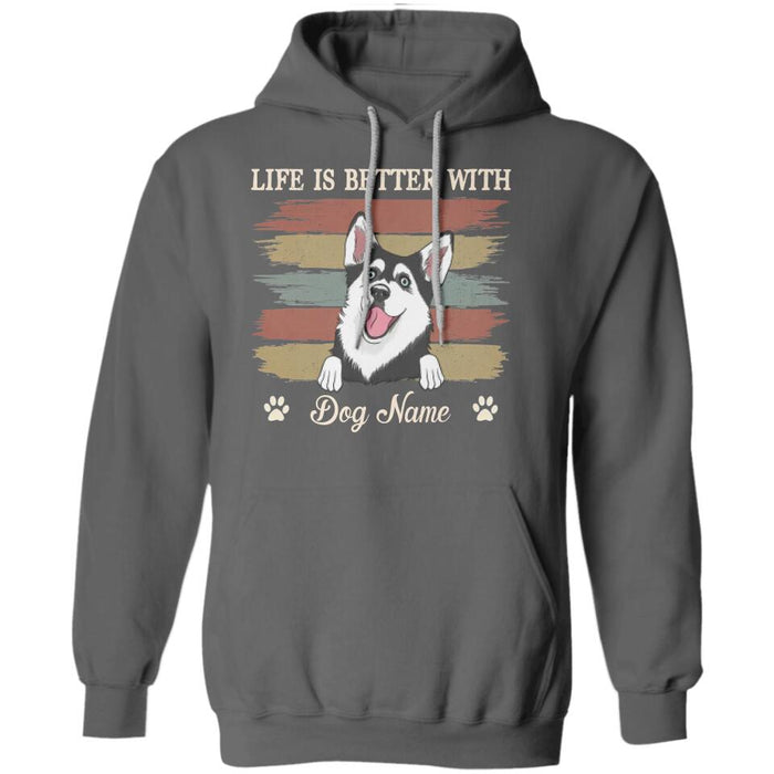 Better With Dog Personalized T-shirt TS-NB2063