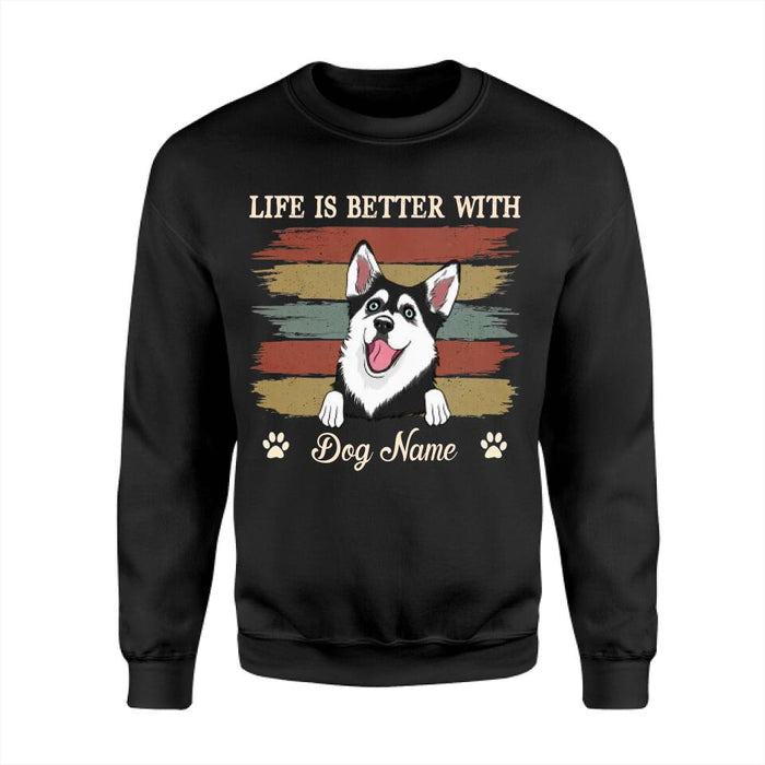 Better With Dog Personalized T-shirt TS-NB2063