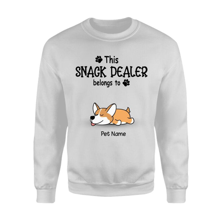 This Snack Dealer Belongs To Personalized T-shirt TS-NB2146