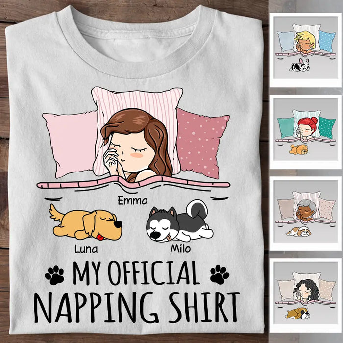 My Official Napping Shirt Personalized T-shirt TS-NB2166