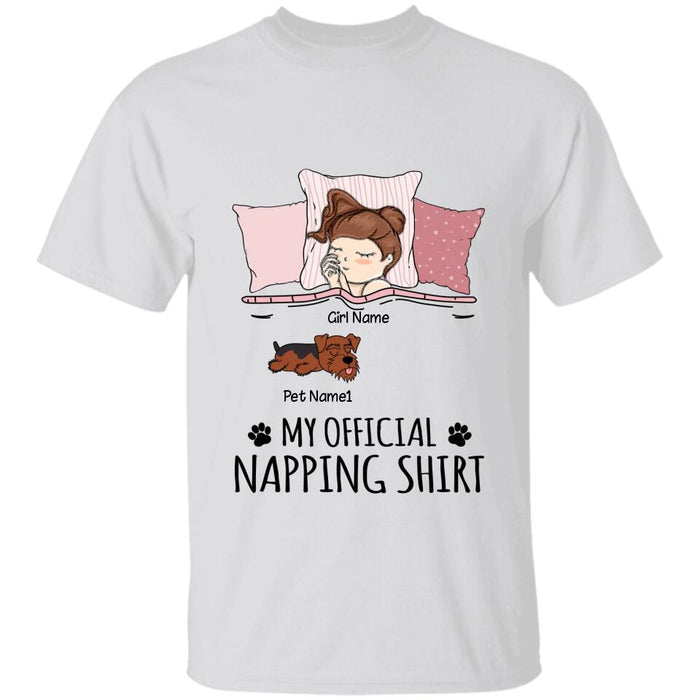 My Official Napping Shirt Personalized T-shirt TS-NB2166