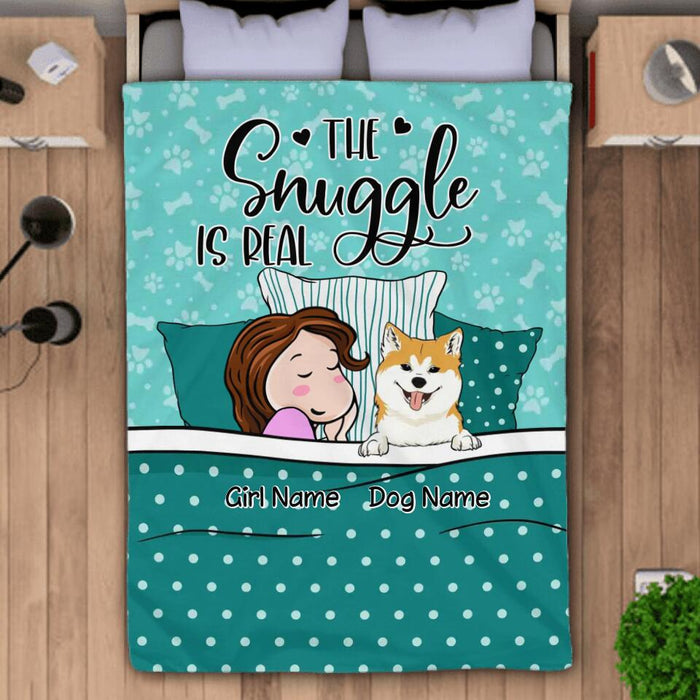 The Snuggle Is Real Personalized Blanket B-NB2141