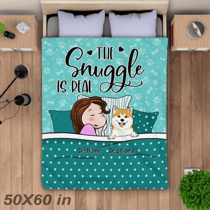 The Snuggle Is Real Personalized Blanket B-NB2141