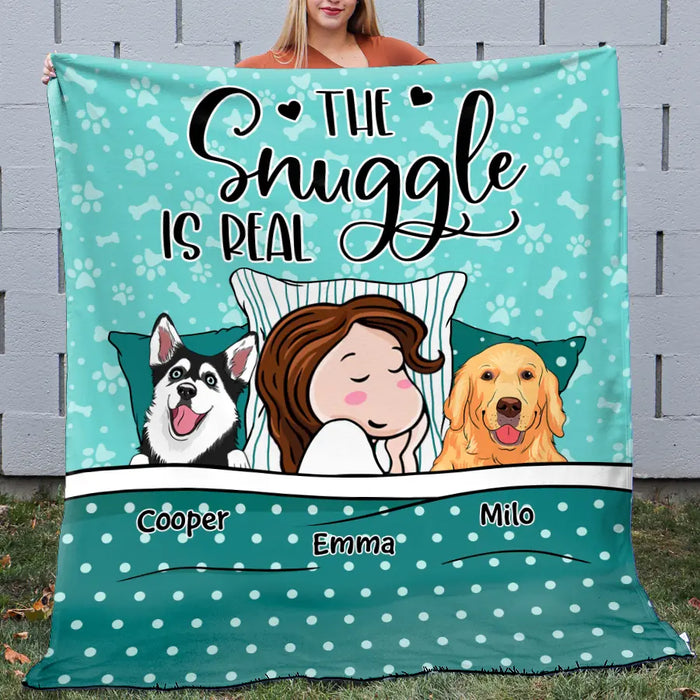 The Snuggle Is Real Personalized Blanket B-NB2141