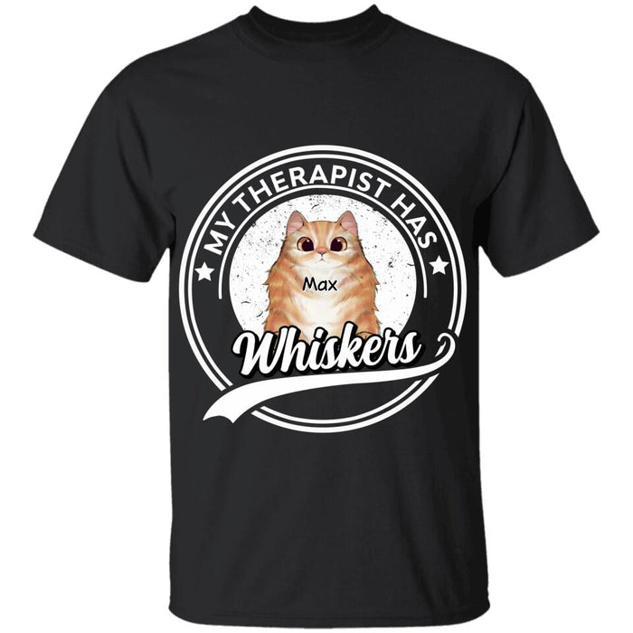 My Therapist Has Whiskers Personalized T-shirt TS-NB2118