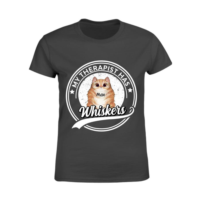 My Therapist Has Whiskers Personalized T-shirt TS-NB2118