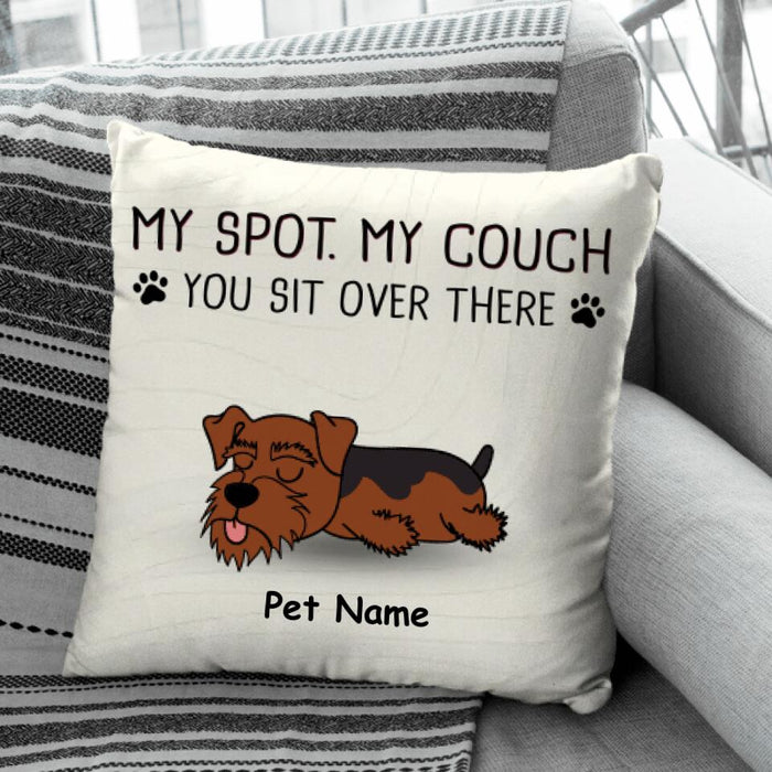 My Spot My Couch You Sit Over There Personalized Pillow P-NB2181