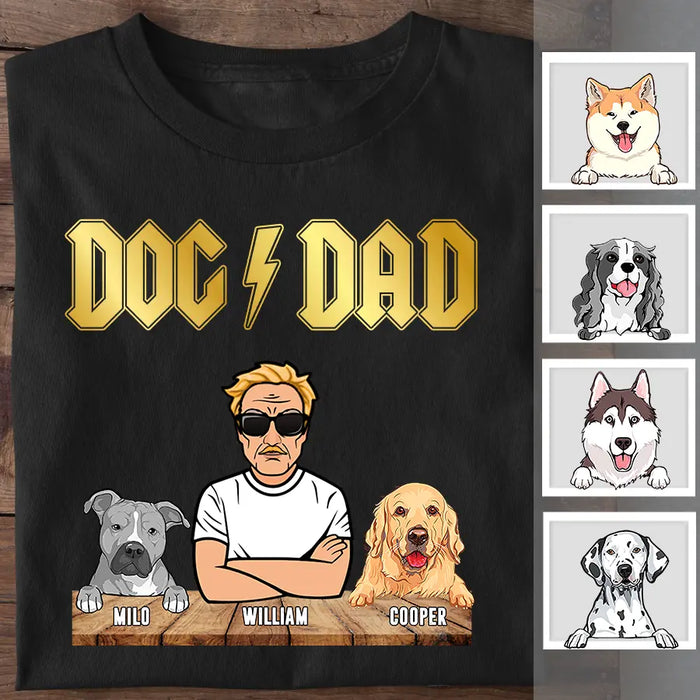 Dog Dad Personalised T-shirt TS-PT2182