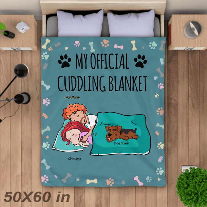 My Official Cuddling Blanket Personalized Blanket B-NB2169