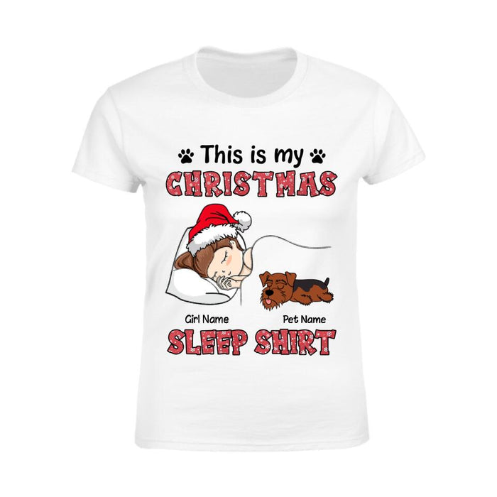 This Is My Christmas Sleep Shirt Personalized T-shirt TS-NB2190