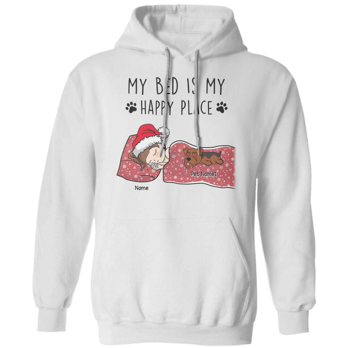 My Bed Is My Happy Place Personalized T-shirt TS-NB2189