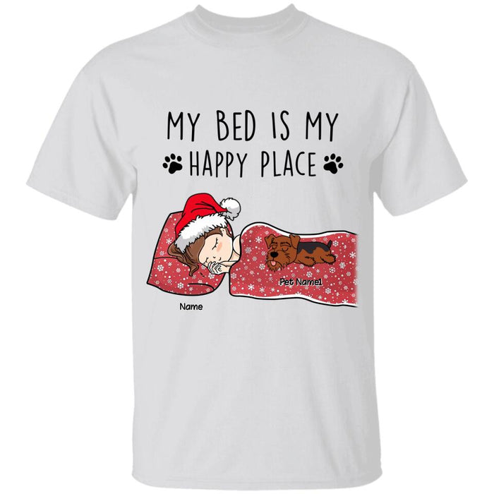 My Bed Is My Happy Place Personalized T-shirt TS-NB2189