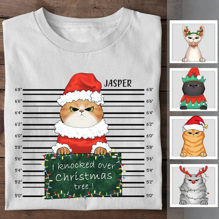 I Knocked Over Christmas Tree Personalized T-Shirt TS-PT2195