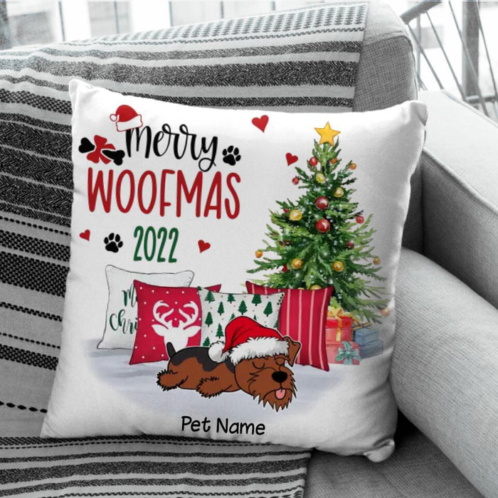 Merry Woofmas 2022 Personalized Pillow P-NB2191