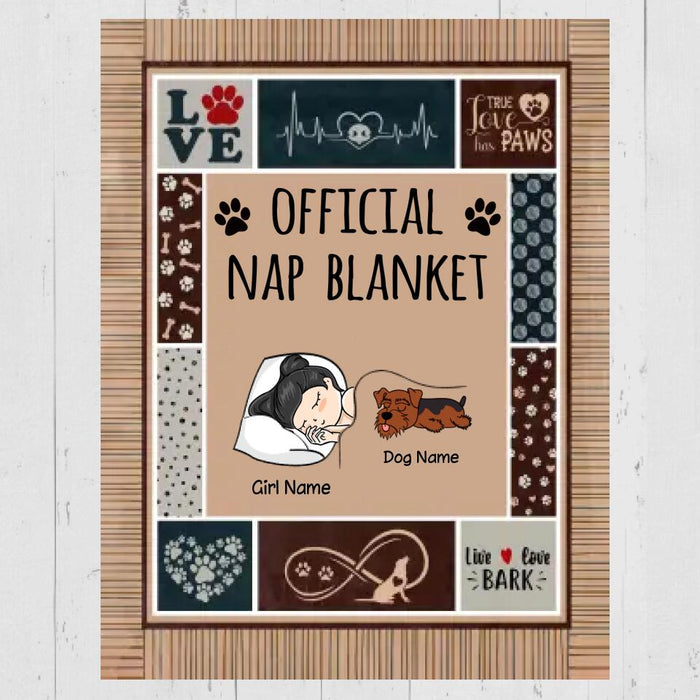 Never Sleep Alone Personalized Blanket B-NB2200
