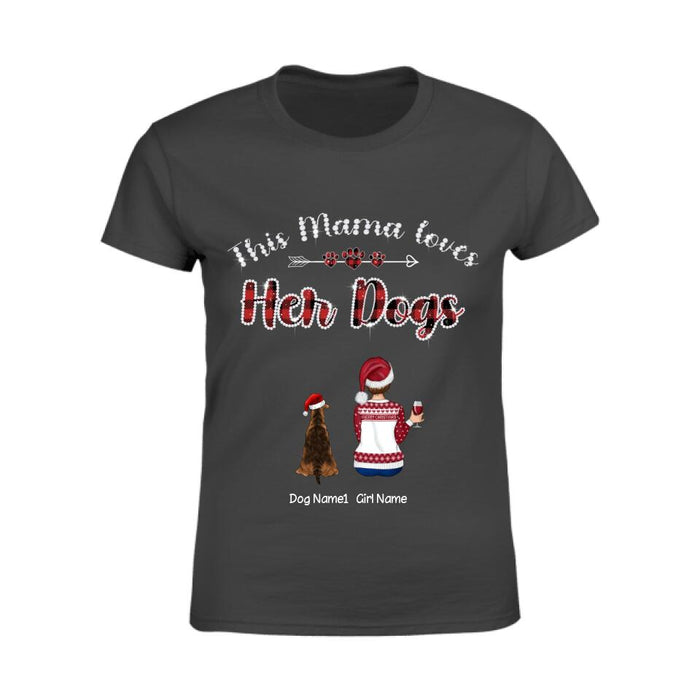This Mama Loves Her Dogs Personalized T-Shirt TS-NB2212