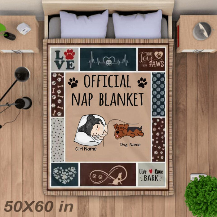Never Sleep Alone Personalized Blanket B-NB2200