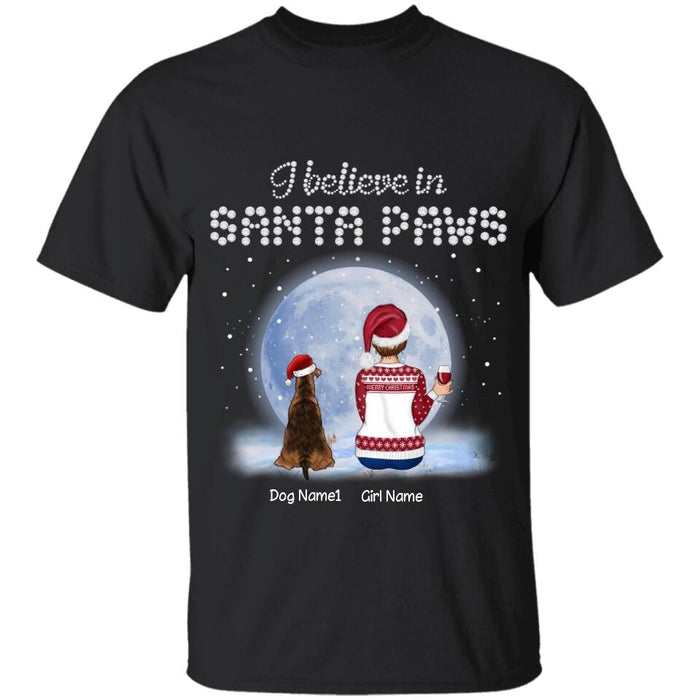 I Believe In Santa Paws Personalized T-shirt TS-NB2227