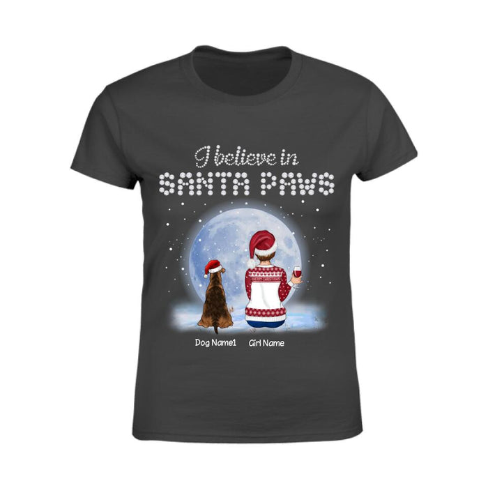 I Believe In Santa Paws Personalized T-shirt TS-NB2227