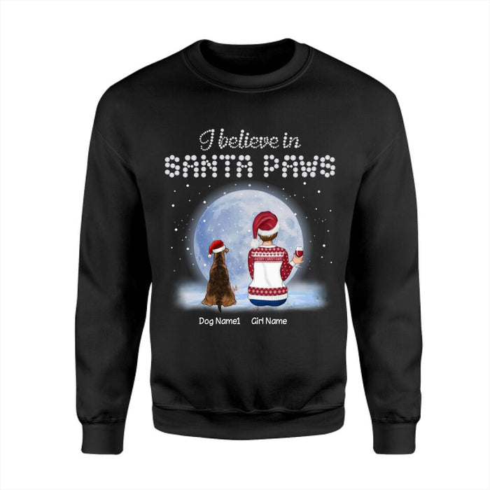 I Believe In Santa Paws Personalized T-shirt TS-NB2227