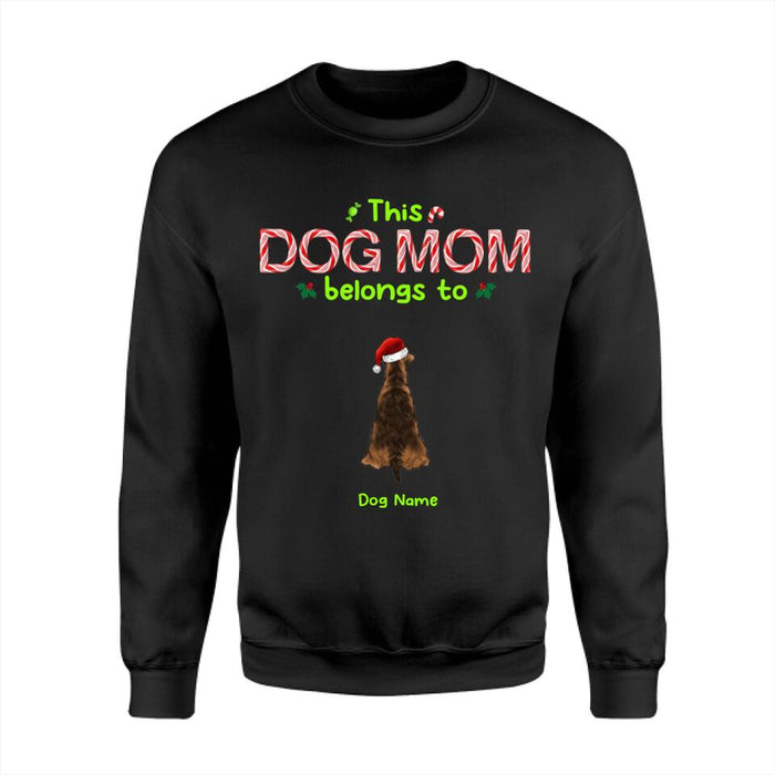 This Dog Mom Belongs To Personalized T-Shirt TS-PT2216