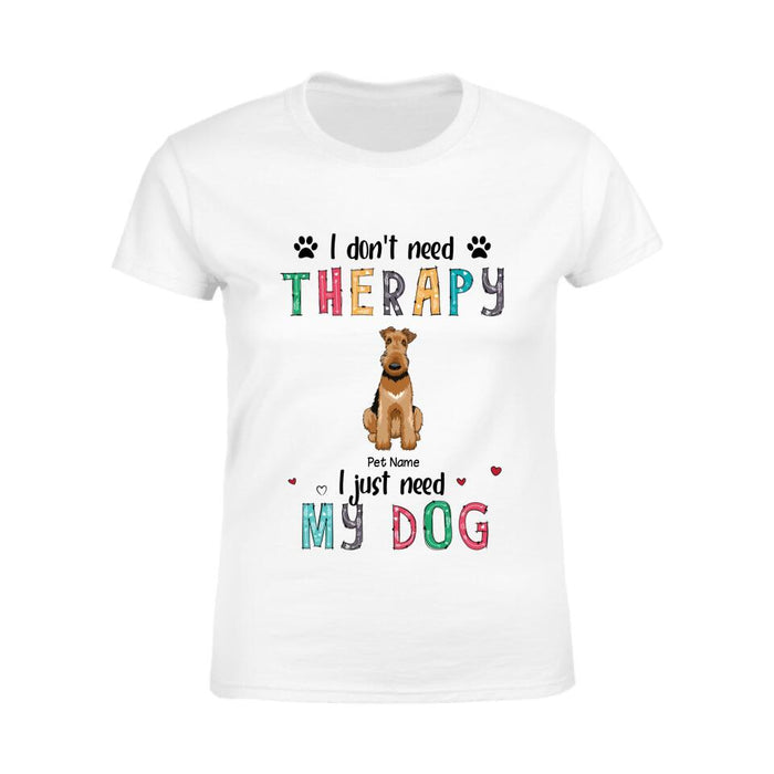 I Don't Need Therapy I Just Need My Cats Personalized T-shirt TS-NB2238