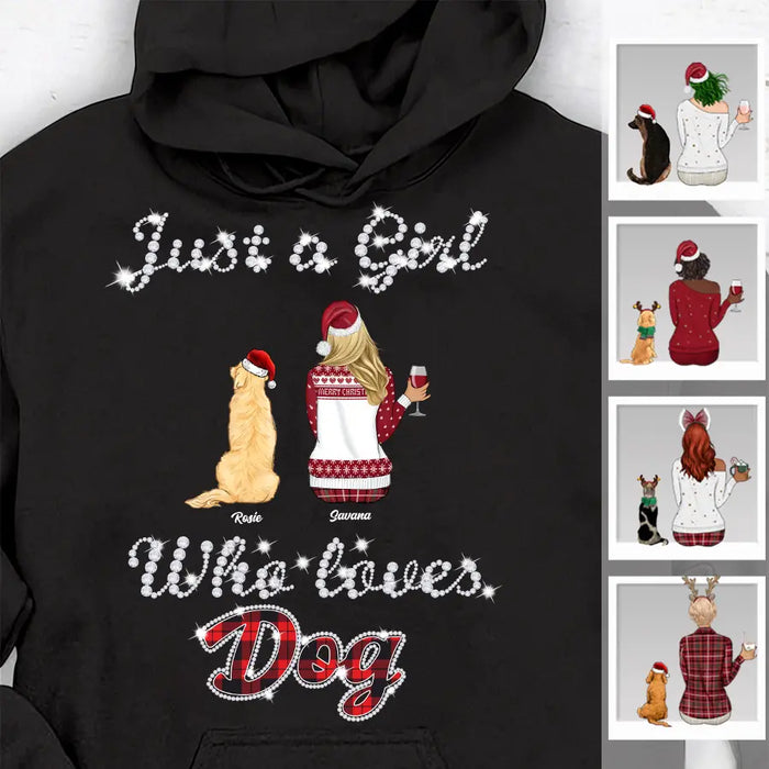 Just A Girl Who Love Dogs Personalized T-shirt TS-NB2211