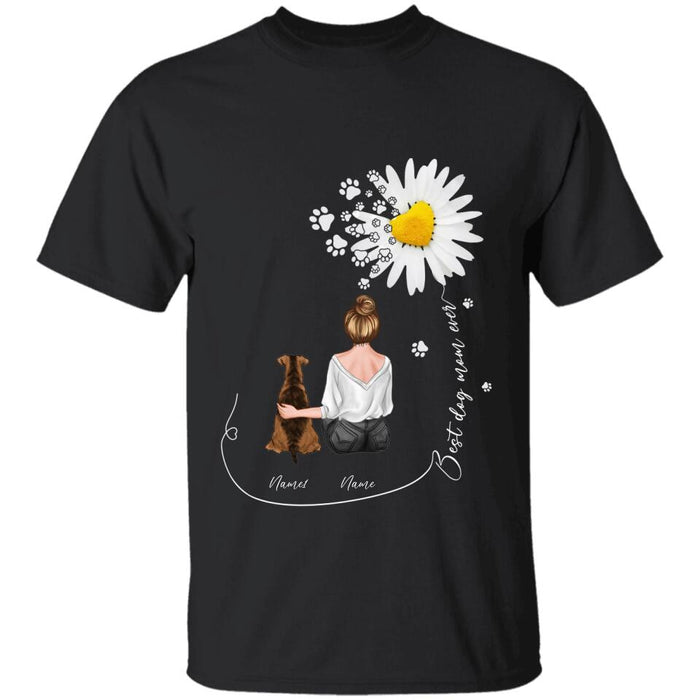 Best Dog Mom Ever Personalized T-Shirt TS-PT2295