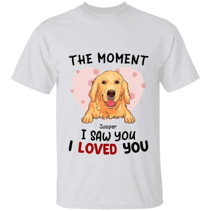 The Moment I Saw You I Loved You Personalized T-shirt TS-NB2318