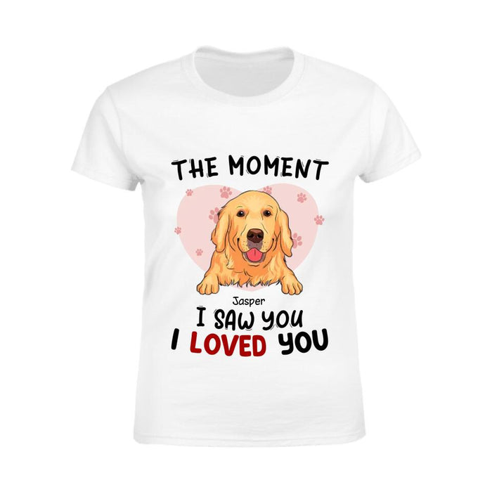 The Moment I Saw You I Loved You Personalized T-shirt TS-NB2318