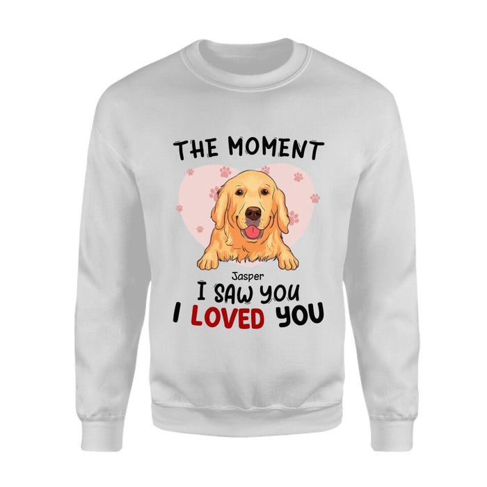 The Moment I Saw You I Loved You Personalized T-shirt TS-NB2318