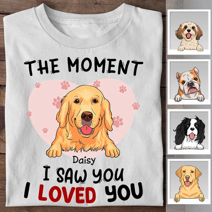 The Moment I Saw You I Loved You Personalized T-shirt TS-NB2318