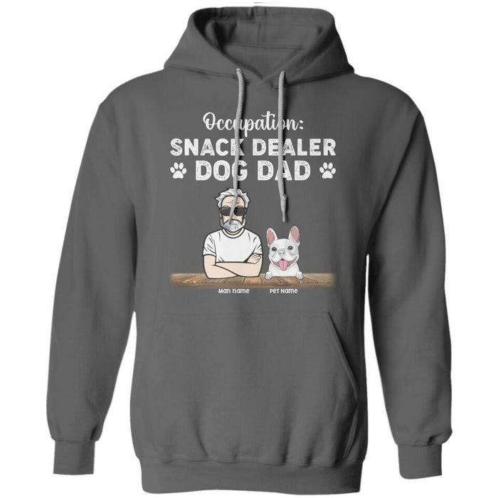 Occupation Snack Dealer Dog Dad Personalized T-shirt TS-NB2296