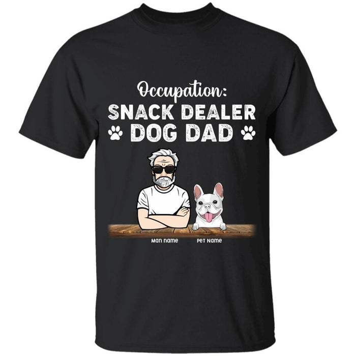 Occupation Snack Dealer Dog Dad Personalized T-shirt TS-NB2296