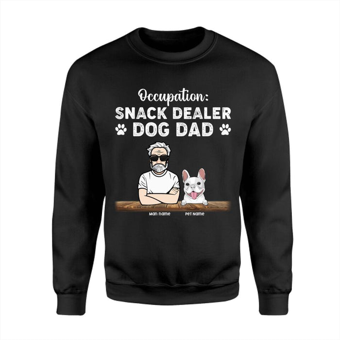 Occupation Snack Dealer Dog Dad Personalized T-shirt TS-NB2296