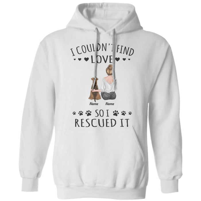 I Couldn't Find Love So I Rescued It Personalized T-Shirt TS-PT2339