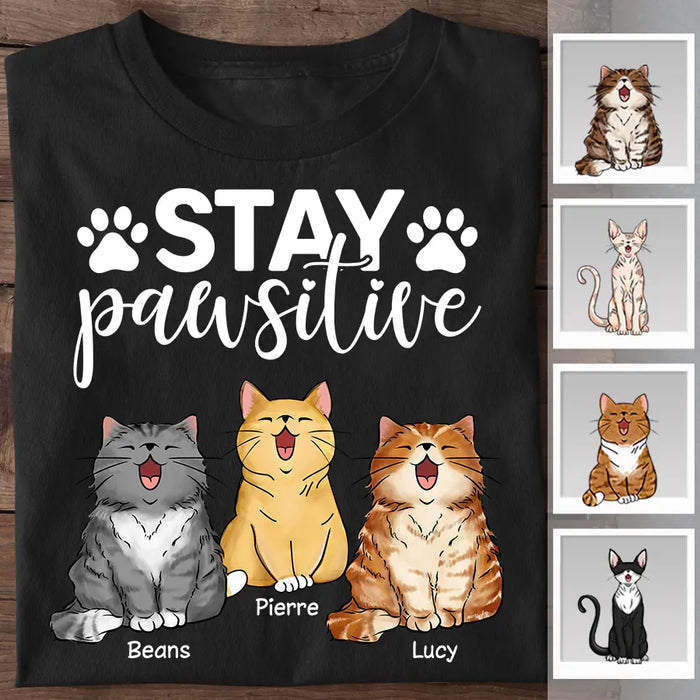 Stay Pawsitive Personalized T-Shirt TS-PT2357