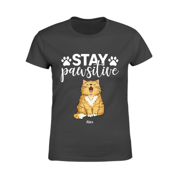 Stay Pawsitive Personalized T-Shirt TS-PT2357