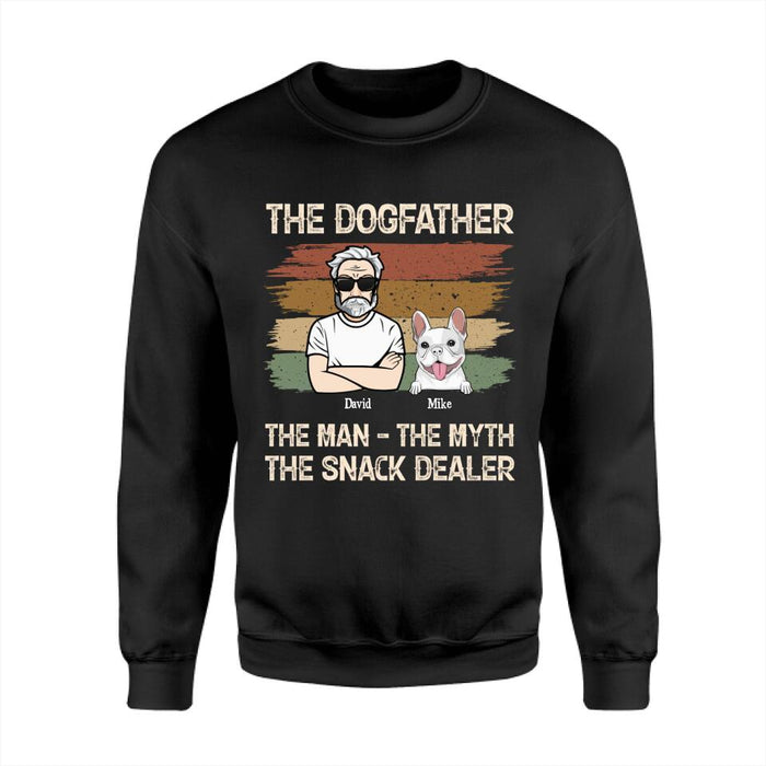 Retro Snack Dealer Dog Dad Personalized T-shirt TS-NB2299