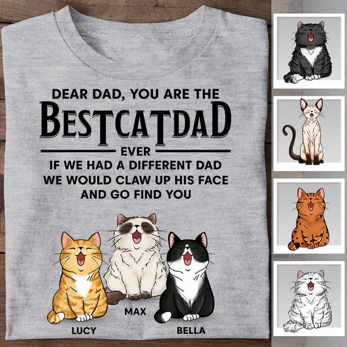 You Are The Best Cat Dad Ever Personalized T-shirt TS-NB2304